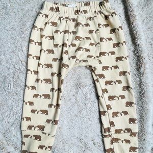 Kate Quinn Organic Cotton Panda Pants Bears Size 2T GUC
